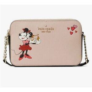 Kate Spade X Disney Minnie Mouse Double Zip Cross
